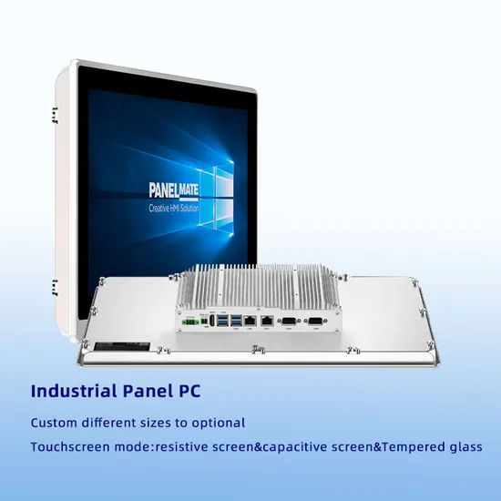 21,5-Zoll-Industrie-PC, eingebettet, IP65, wasserdicht, staubdicht, kapazitiver Touchscreen, Intel Celeron 3855u, lüfterlos, alle